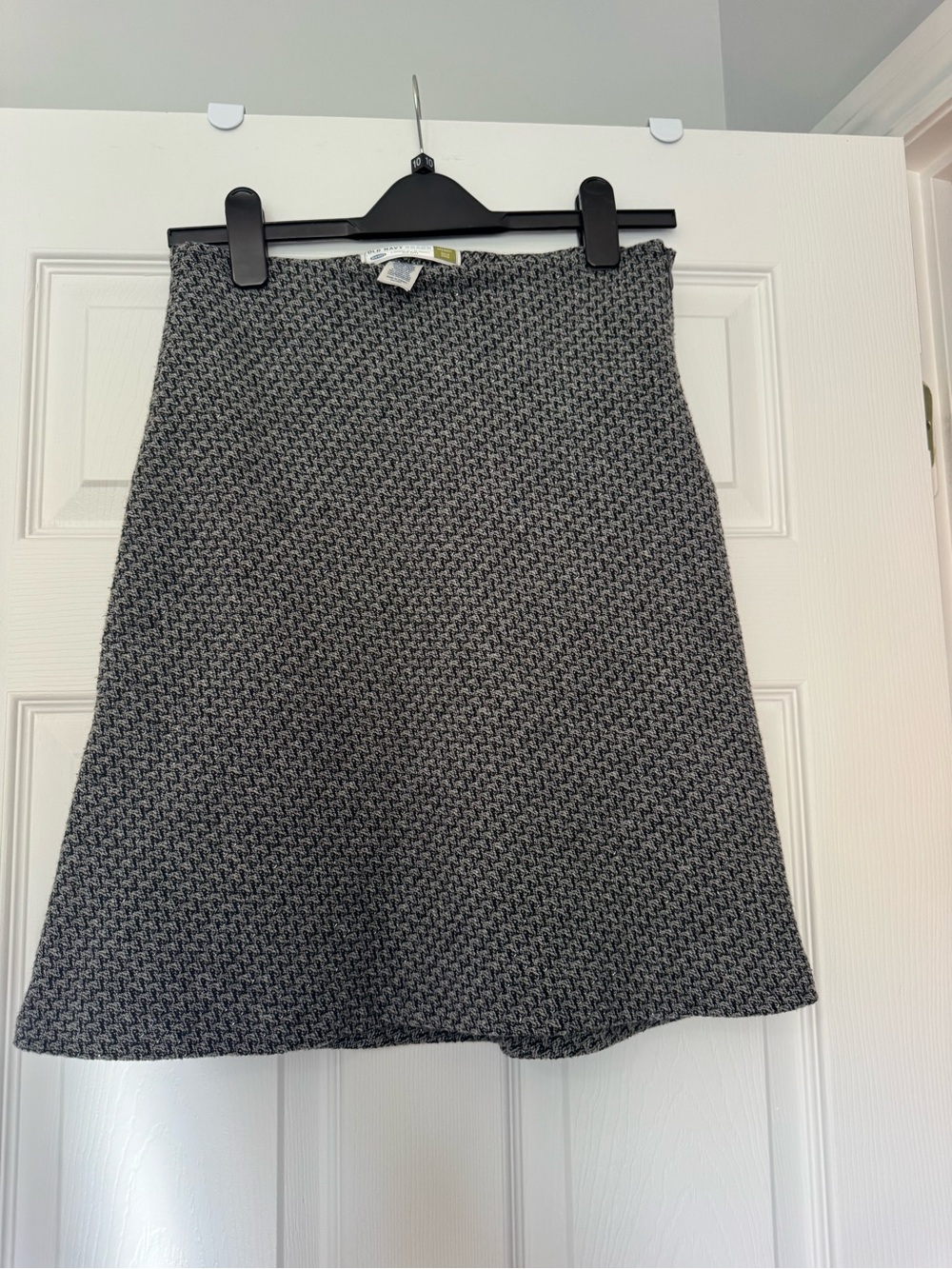 Old Navy Textured A-Line Skirt - Gray